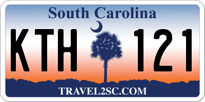 SC license plate KTH121