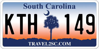 SC license plate KTH149