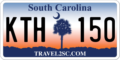 SC license plate KTH150
