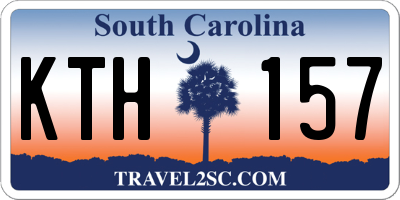 SC license plate KTH157