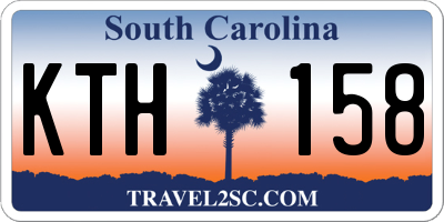 SC license plate KTH158