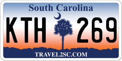 SC license plate KTH269