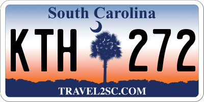 SC license plate KTH272