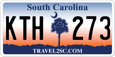 SC license plate KTH273