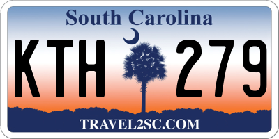 SC license plate KTH279