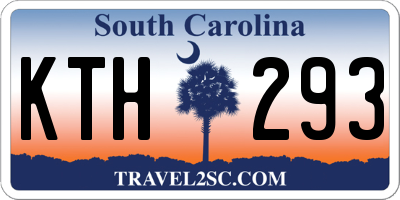 SC license plate KTH293
