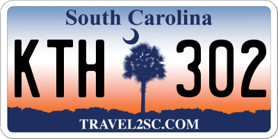 SC license plate KTH302