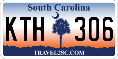 SC license plate KTH306