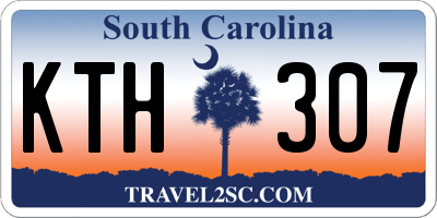 SC license plate KTH307