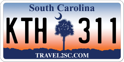 SC license plate KTH311