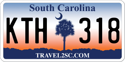 SC license plate KTH318