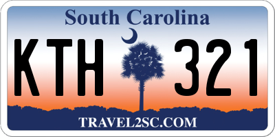 SC license plate KTH321