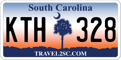 SC license plate KTH328