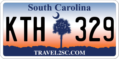 SC license plate KTH329