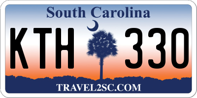 SC license plate KTH330