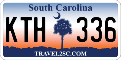 SC license plate KTH336