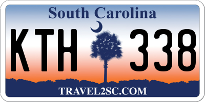 SC license plate KTH338