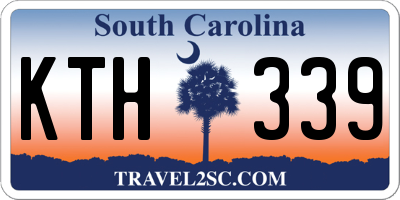 SC license plate KTH339