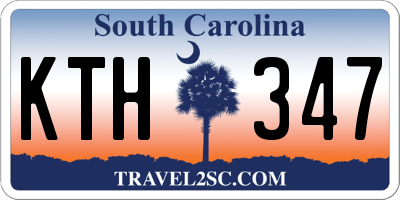 SC license plate KTH347