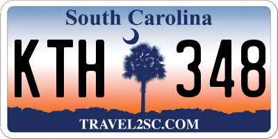SC license plate KTH348