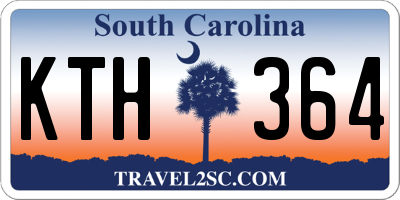 SC license plate KTH364