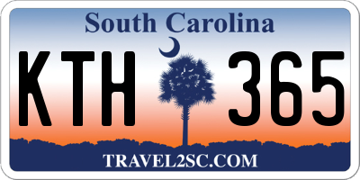 SC license plate KTH365