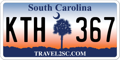 SC license plate KTH367