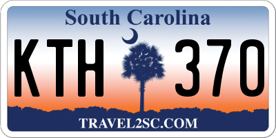 SC license plate KTH370