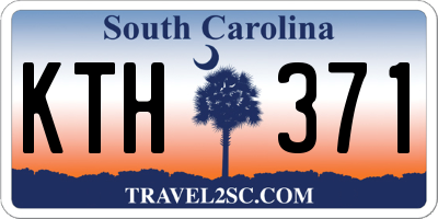 SC license plate KTH371