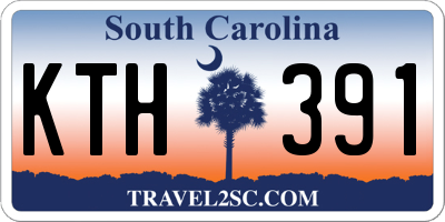 SC license plate KTH391