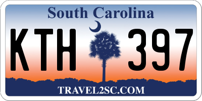 SC license plate KTH397