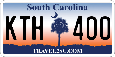 SC license plate KTH400