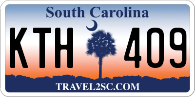 SC license plate KTH409