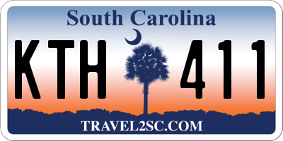 SC license plate KTH411