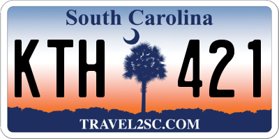 SC license plate KTH421