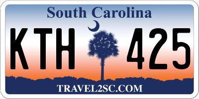 SC license plate KTH425