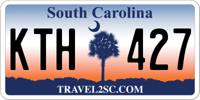 SC license plate KTH427