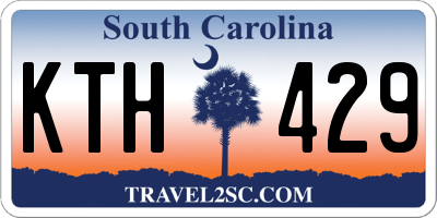 SC license plate KTH429