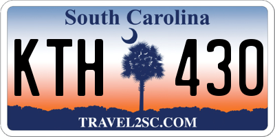 SC license plate KTH430