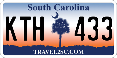 SC license plate KTH433