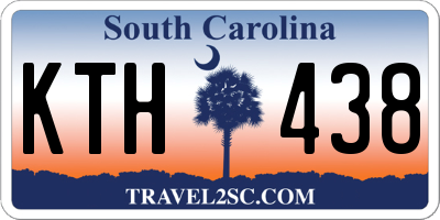 SC license plate KTH438