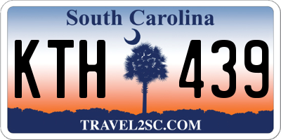 SC license plate KTH439
