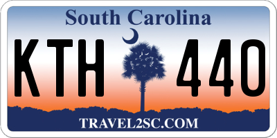 SC license plate KTH440
