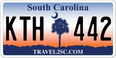 SC license plate KTH442
