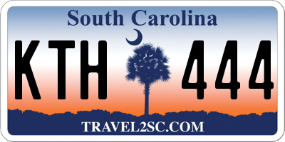 SC license plate KTH444
