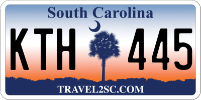 SC license plate KTH445