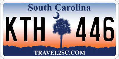 SC license plate KTH446