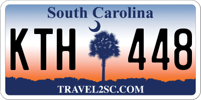 SC license plate KTH448