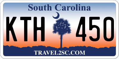 SC license plate KTH450