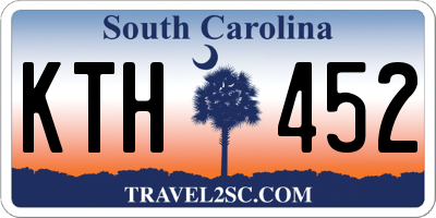 SC license plate KTH452